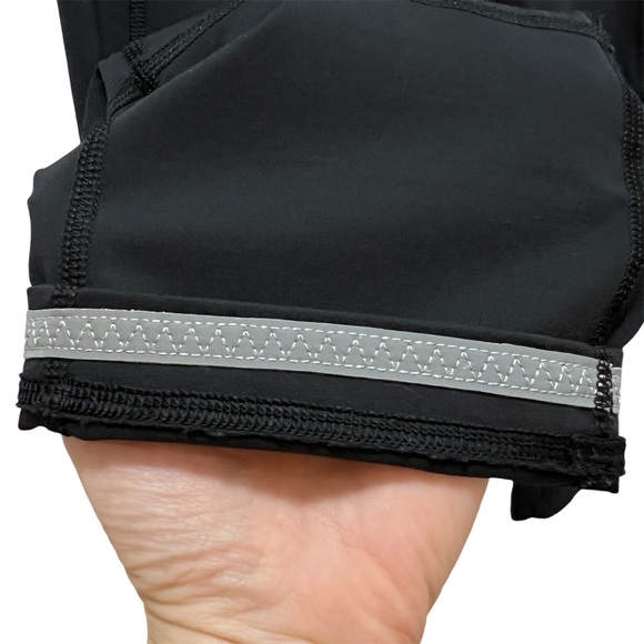 Lululemon Run: Bright At Night Crop Black/Milky Way Multi Print/Pigment Blue - Picture 12 of 13